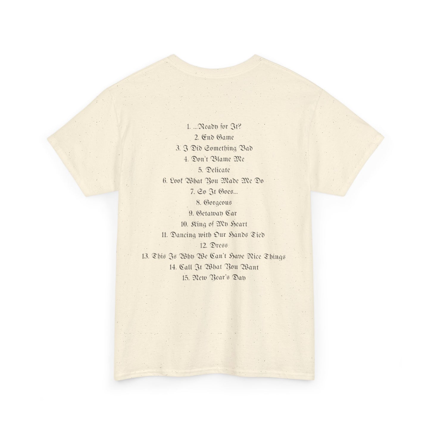 reputation list - Taylor Swift Bright Sleeve Tee