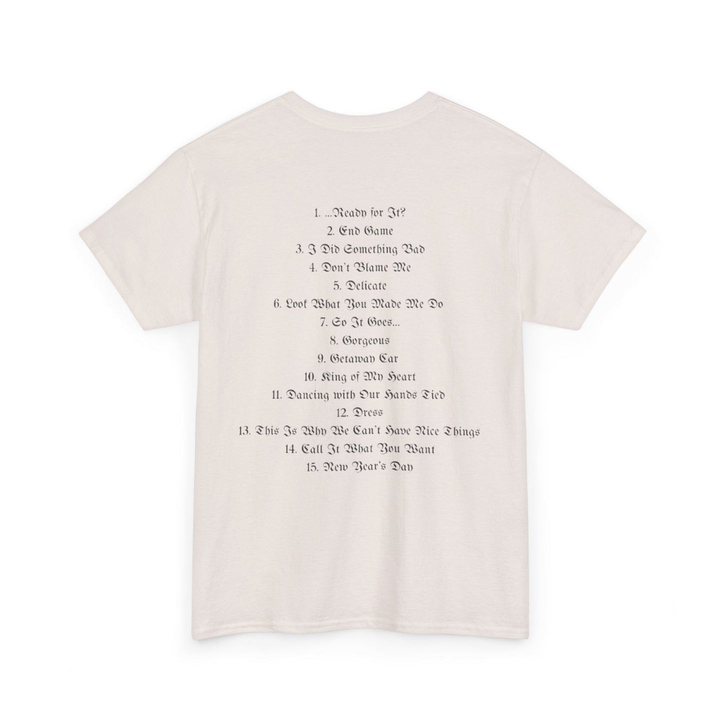 reputation list - Taylor Swift Bright Sleeve Tee