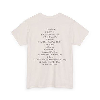 reputation list - Taylor Swift Bright Sleeve Tee