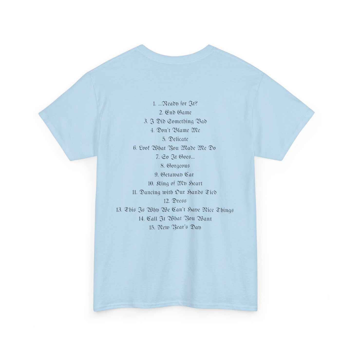 reputation list - Taylor Swift Bright Sleeve Tee