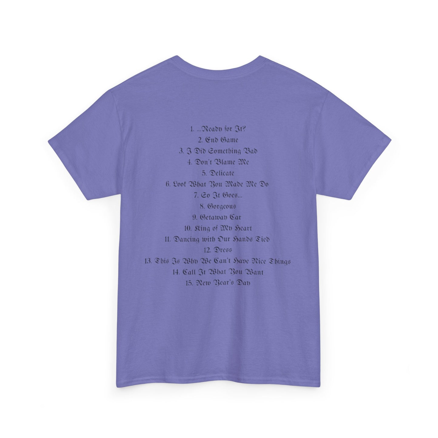 reputation list - Taylor Swift Bright Sleeve Tee