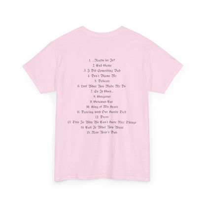 reputation list - Taylor Swift Bright Sleeve Tee