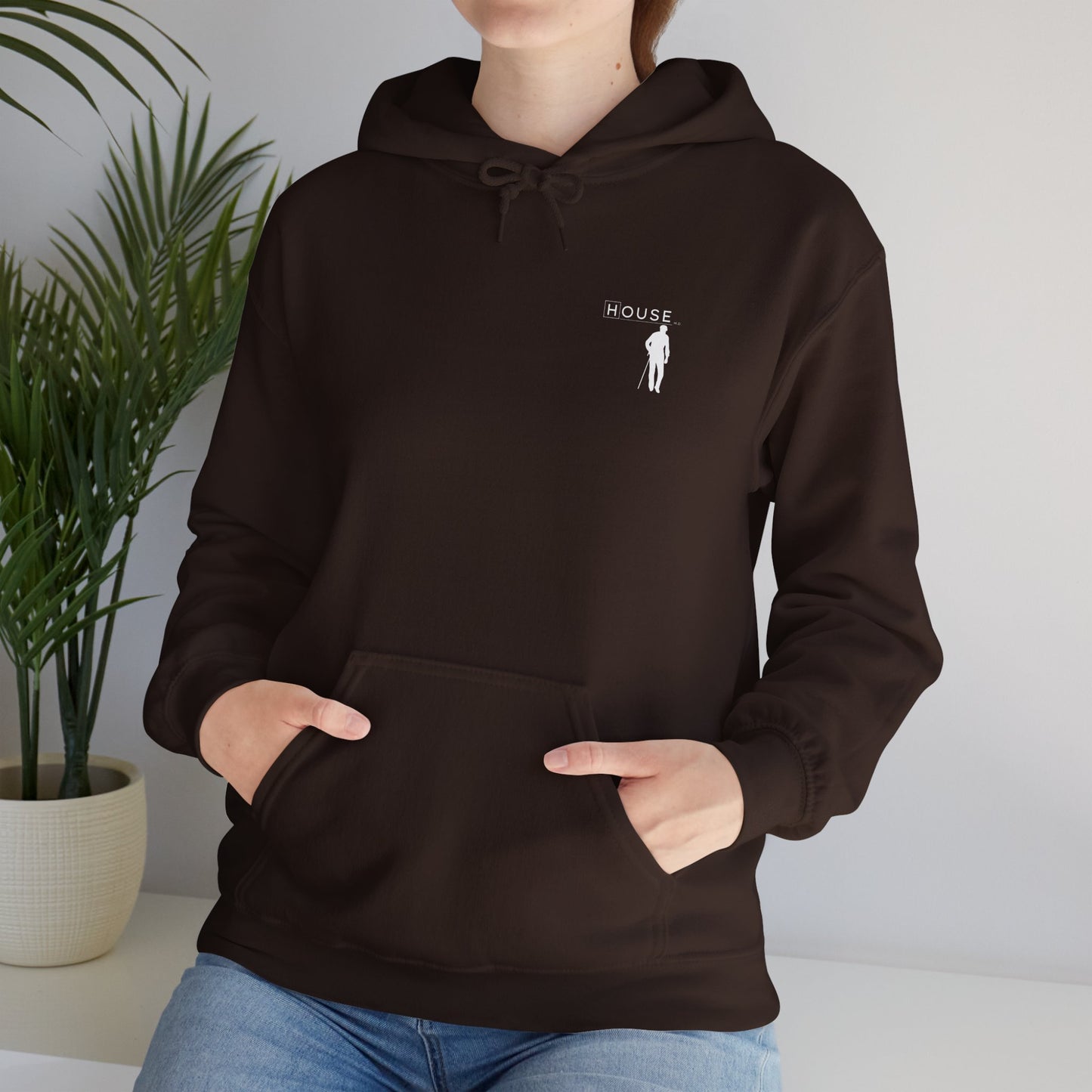 house silhouette - Dr House Dark Hoodie