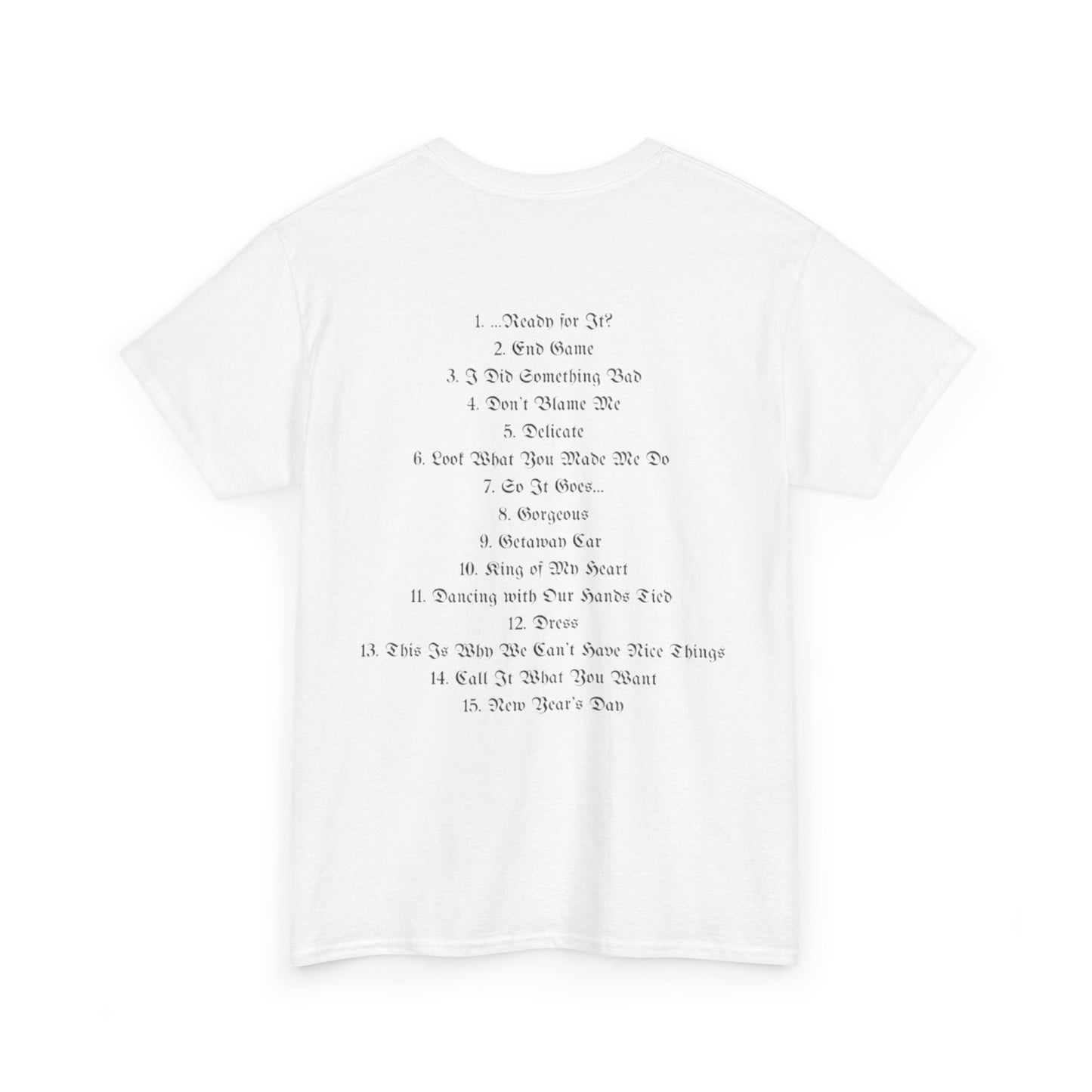 reputation list - Taylor Swift Bright Sleeve Tee